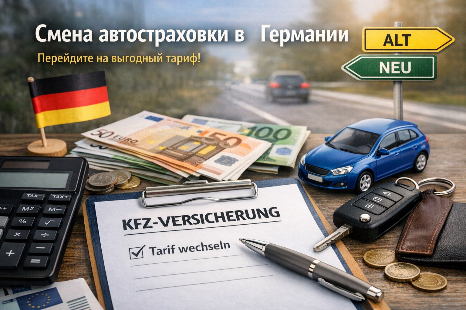 Смена автостраховки в Германии: как перейти на выгодный тариф без лишних действий